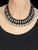 Black Thread Tribal Silver Choker-1