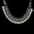 Black Thread Tribal Silver Choker-1