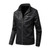 Men's Jacket New Autumn Winter Male Biker Leather Jacket Slim Men Stand Collar Coats Plus Velvet Overcoat