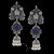 Silver Jhumki with Peacock Motif  92.5 Silver-1