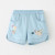 Casual 2 3 4 6 8 10 12Years Children Embroidery Flower Cotton Pocket Denim Blue Shorts For Small Baby Kids Girls