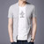 New T Shirts For Men Solid Color False two Summer Trends Street Wear Tops Short Sleeve Tshirts Men Clothes
