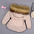 Baby Girl Denim Jacket Plus Fur Warm Toddler Children's winter girl's cotton padded clothes baby's thickened cotton padded coat