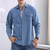 new spring and autumn men's soil slim long-sleeved large size denim shirt men's long-sleeved thin coat