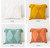 Home decoration Cushion Cover 45x45cm Pillow Cover White Yellow Green Amber Color Tufting Diamond Tassels Handmade For Sofa Bed