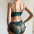 New luxury Green Lingerie Sexy Bra Embroidery Lace Women Underwear Bra Set Transparent Brassiere Black Deep V Temptation