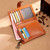 100% Genuine Leather Simple Short Wallet For Women High Quality Clutch Purse Large Capacity Coin Pocket Card Holder Brown