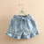 Summer New 3-6 8 10 12 Years Toddler Children Clothes Hole Drawstring Cotton Kids Baby Denim Jeans Shorts For Girls