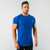 New Stylish Plain Tops Fitness Mens T Shirt Short Sleeve Muscle Joggers Bodybuilding Tshirt Male Gym Clothes Slim Fit Tee Shirt
