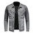 Spring Bomber Light Grey Denim Jacket Men Jean Coats Motorcycle Cotton Turndown Collar Slim Casual Long Sleeve Outwear Clothing