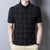 Plaid Polo Shirt for Men Short Sleeve Striped Summer Thin Shirt Clothing Men Business Casual Polo Shirt Hipster