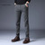 Winter Men's Casual Pants Slim Pant Straight Trousers male Stretch Business Men Size 28-38