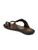 MEN'S DARK BROWN HAWAII THONG SLIPPER