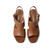 Women sandals thick high heels platform ladies shoes genuine leather buckle summer women pumps black brown