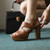 Women sandals thick high heels platform ladies shoes genuine leather buckle summer women pumps black brown