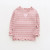 Baby Girls Tees Tops Heart Embroidery Baby Girl's T-shirt Striped Long Sleeve Autumn Spring Kids Cotton Knit Pullover Clothes