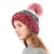 Newest Women Winter Hat Snowflake Design Knitted Hat Add Fur Lined Warm Winter Hats For Women Fashion Girls Female Beanie Hat