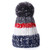 Newest Women Winter Hat Snowflake Design Knitted Hat Add Fur Lined Warm Winter Hats For Women Fashion Girls Female Beanie Hat