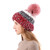 Newest Women Winter Hat Snowflake Design Knitted Hat Add Fur Lined Warm Winter Hats For Women Fashion Girls Female Beanie Hat