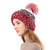 Newest Women Winter Hat Snowflake Design Knitted Hat Add Fur Lined Warm Winter Hats For Women Fashion Girls Female Beanie Hat