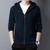 Hooded Sweater Coat Men Clothes New Arrival Casual Knitwear Cardigan Men Autumn Winter Warm Sweater Pocket