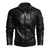 Winter Men's Motorcycle Leather Jacket New Men Casual Zipper PU Jacket Thick Windproof Leather Coat Male