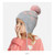 winter children's knit hats real fox fur pompom boys girls baby earflap bonnets cute warm outdoor ski kid beanies new
