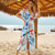 Women Long Loose Swim Suit Cover Up Capes Outing Sarong Tunics Sun Kaftan Praia Pareo