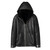 New Hooded Black Men Sheepskin Shearling Fur Clothing Winter Warm Natural Fur Coats Casual Male Real Fur Jackets