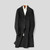 Top Quality Gray Black Long Wool Clothing Men Autumn Spring 55% Wool Coat