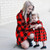 Autumn Long Sleeve Christmas Plaid Family Matching Dress Outfits Mommy And Me Winter Dresses Mom Daughter Dress Clothing