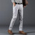 Classic Men's Khaki Grey Blue Casual Pants New Business Fashion Slim Fit Cotton Stretch Trousers Male Clothing