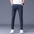 6-color Men's 98% Cotton Business Casual Pants New Elastic Waist Slim fit Trousers Male Brand Clothes Full Length