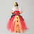 Girl Queen of Hearts Costume Wonderland Fairy Tale Fancy Dress Sparkly Kids Evil Red Queen Tutu Dress Halloween Villain Clothes