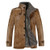 Leather Jacket Motorcycle Men's Winter Jackets and Fur Coats Thickening Wool Windbreak Warm Coat