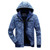 Men's Winter Denim Jackets Blue Fleece Hooded Jeans Jacket Brand Casual Cotton Coat for Male