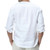 New Mens sexy Slim Fit Linen shirts Male Mandarin Collar Sexy V Neck Cotton Linen shirt Tops Spring Long Sleeve Cool shirts