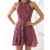 Women Bandage Dress Summer Sleeveless Floral Sexy Party Club Dress Beach Sundress Halter Mini A-Line Vestidos