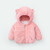 Kids Coat For Girls Winter Baby Boys Cotton Long Sleeve Solid Color Kids Outwear Cute With Hooded Jackets Children Winter Coat