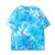 Mens Tie Dye T-shirt Summer HipHop Unisex Round Neck Irregular Pattern Tshirts 100%Cotton Loose Oversize Couple Tee Shirts