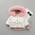 Fleece Toddler Girl Jacket Denim Warm Fur Hoodie Kids Winter Clothes Cotton Thick Baby Boy Coats Jeans Children Outerwear