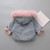 Fleece Toddler Girl Jacket Denim Warm Fur Hoodie Kids Winter Clothes Cotton Thick Baby Boy Coats Jeans Children Outerwear