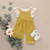 Lovely 2PCS Newborn Baby Girl Clothes Flowers T-shirt Solid Romper Jumpsuit Overalls Pants Outfits 1-5T