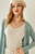 Women's cardigan cashmere sweater slim top bottom