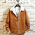 Winter New Thick Warm Boutique Solid Color Men's Casual Denim Jacket Men's Corduroy Denim Jacket