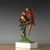 Family Statue Brass Wildlife Animal Lucky Birds Sculpture Figurine Modern Art Full Color for Home Decoration Present