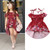 Toddler Kid Baby Girl Clothing Cold Shoulder Floral Dress Romper Jumpsuit Summer