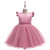 Girls Dress Elegant Lace Tutu Bridesmaid Kids Dresses For Girls Children Princess Dress Party Wedding Dress 3-10 Years Vestido