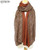 New Twill Crease Scarf Women Cotton and Linen Pleated Gradient Collar Shawl Wraps Lady Leopard Point Warm Scarves
