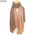 New Twill Crease Scarf Women Cotton and Linen Pleated Gradient Collar Shawl Wraps Lady Leopard Point Warm Scarves